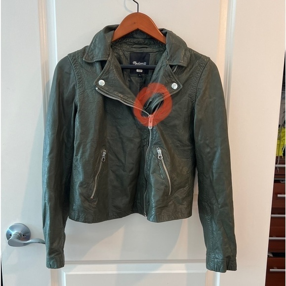 Madewell The Washed Leather Motorcycle Jacket - Picture 4 of 16